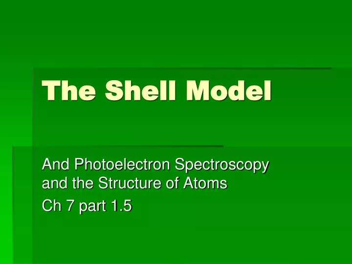 the shell model