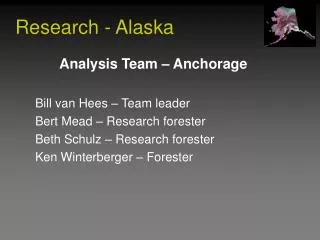 Research - Alaska
