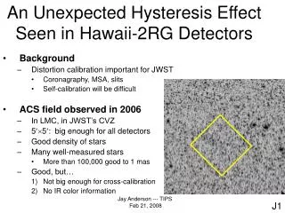 An Unexpected Hysteresis Effect Seen in Hawaii-2RG Detectors