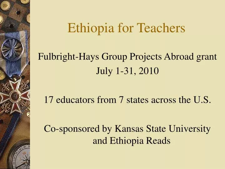 ethiopia for teachers