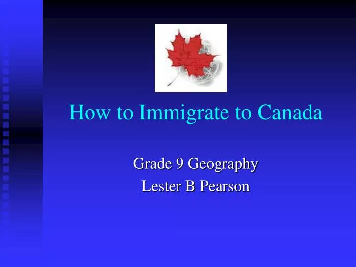 how to immigrate to canada