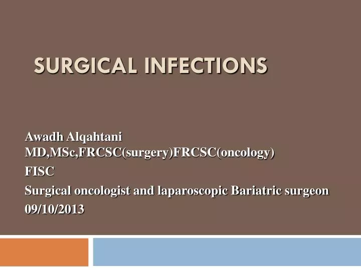 surgical infections