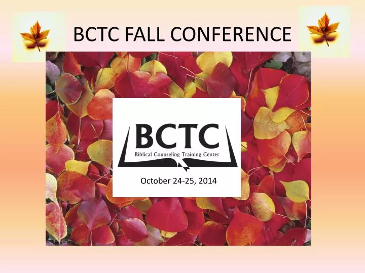 bctc fall conference
