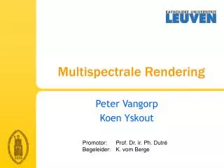 multispectrale rendering