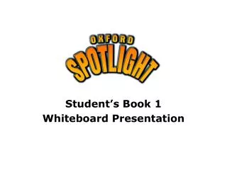 student s book 1 whiteboard presentation