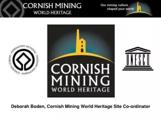 Deborah Boden, Cornish Mining World Heritage Site Co-ordinator