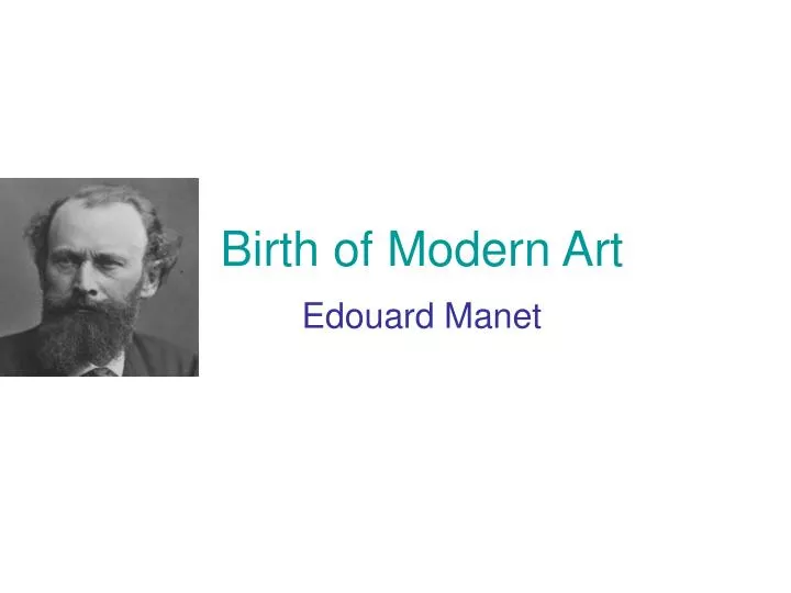 birth of modern art
