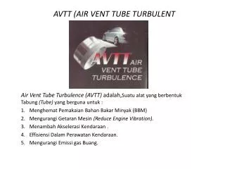 AVTT (AIR VENT TUBE TURBULENT