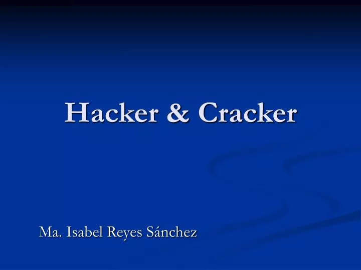 hacker cracker
