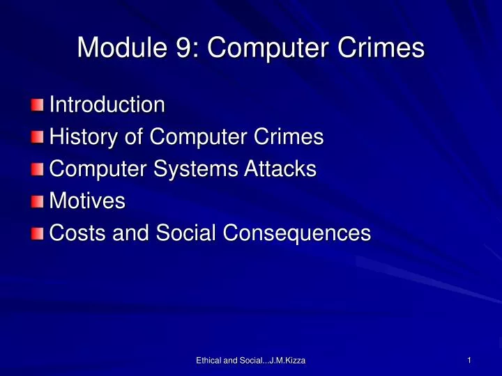 module 9 computer crimes