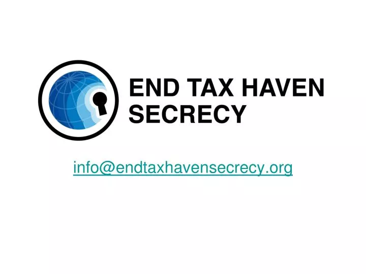 info@endtaxhavensecrecy org