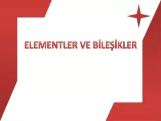 elementler ve b le kler