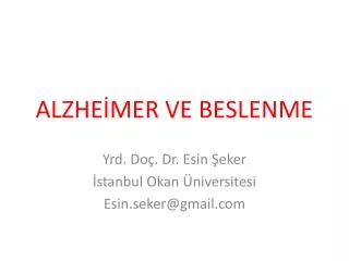 alzhe mer ve beslenme