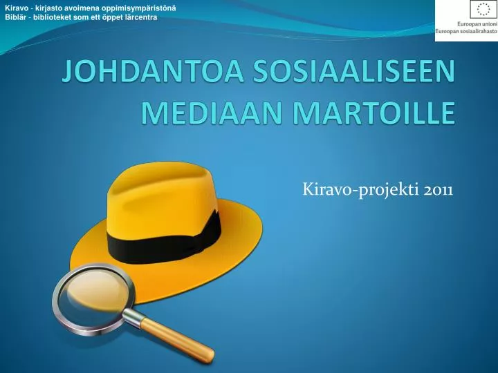 johdantoa sosiaaliseen mediaan martoille