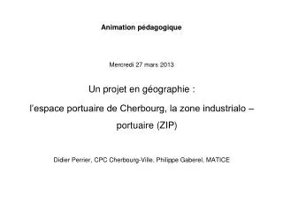 animation p dagogique
