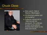 Chuck Close - slide 1