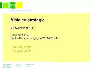 visie en strategie zelfwerkwinkel c karin knol stiel saskia daru vereniging nov movisie