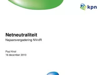 netneutraliteit