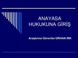anayasa hukukuna g r