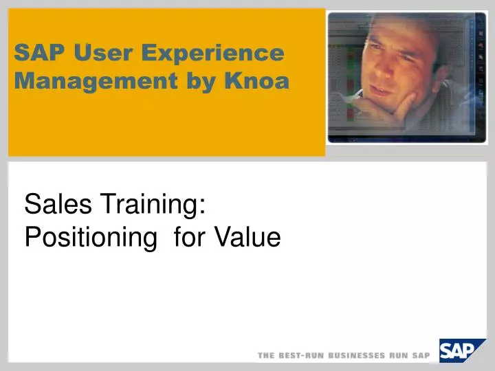 sap user experience management by knoa