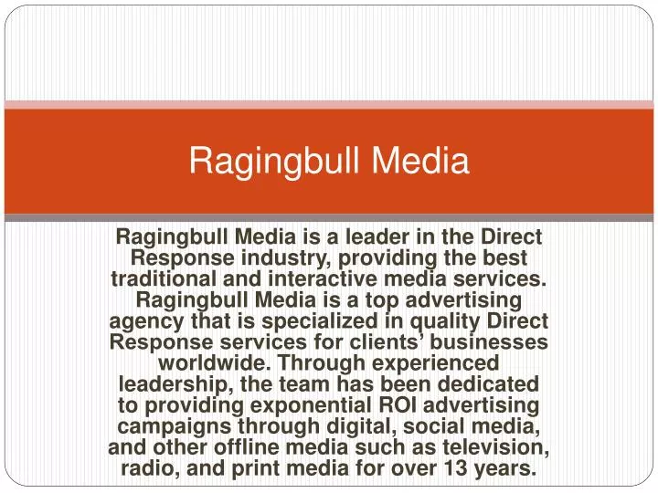 ragingbull media