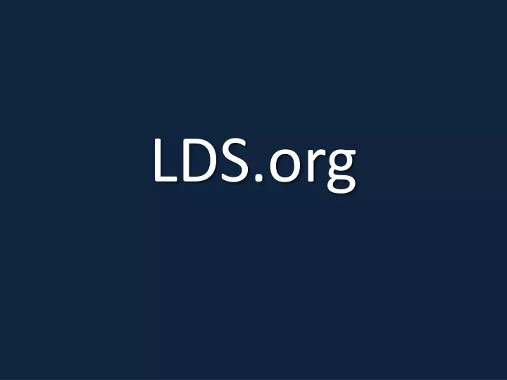 lds org