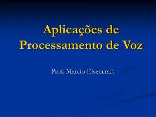 aplica es de processamento de voz