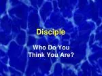 Disciple - slide 1
