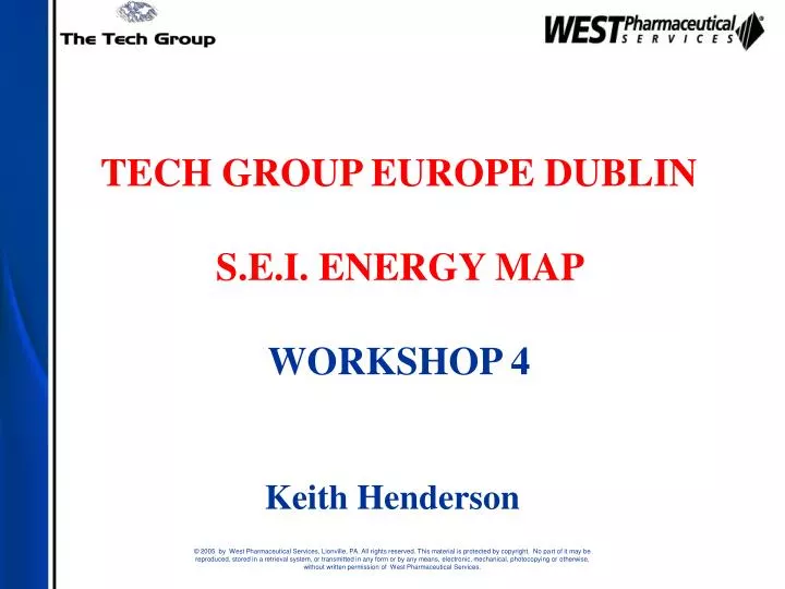 tech group europe dublin s e i energy map workshop 4
