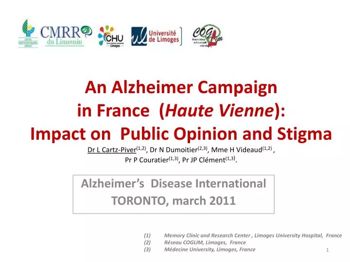 alzheimer s disease international toronto march 2011