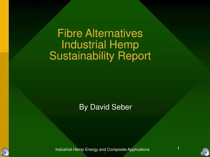 fibre alternatives industrial hemp sustainability report