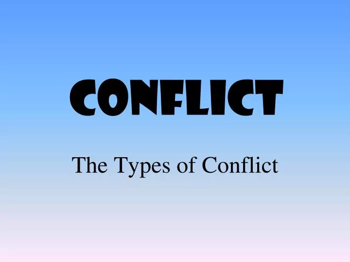 conflict