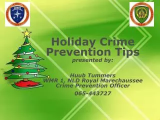 Holiday Crime Prevention Tips