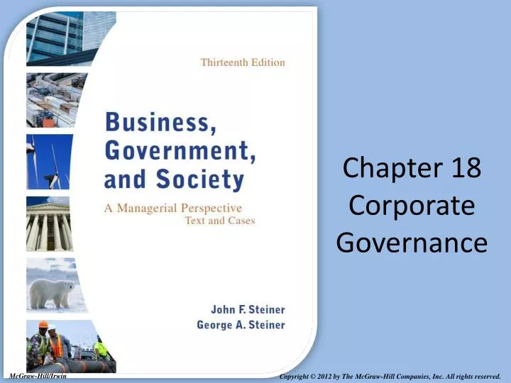 chapter 18 corporate governance