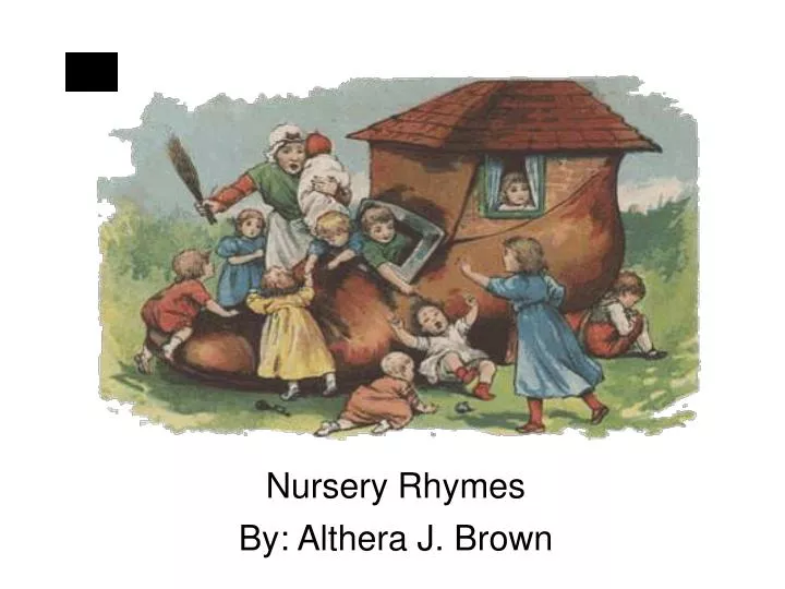 nursery rhymes by althera j brown