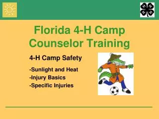 Florida 4-H Camp Counselor Training