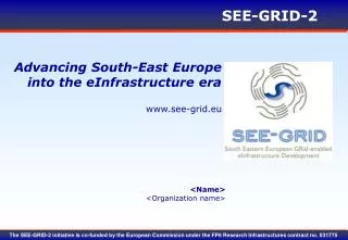 Advancing South-East Europe into the eInfrastructure era