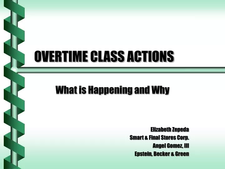 overtime class actions