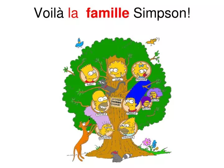 voil la famille simpson