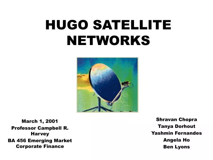 hugo satellite networks