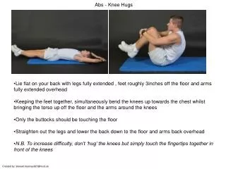 Abs - Knee Hugs