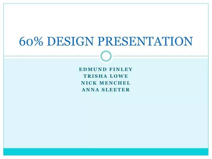 60 design presentation