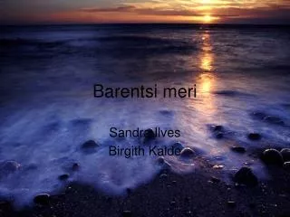 barentsi meri