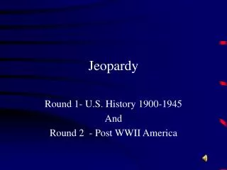 Jeopardy