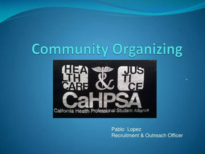 community organizing