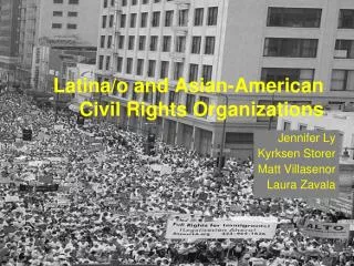 Latina/o and Asian-American Civil Rights Organizations