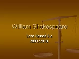 william shakespeare