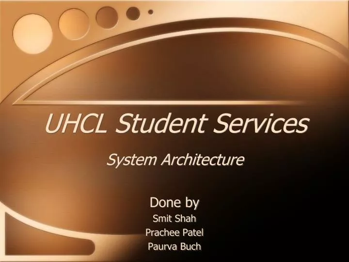 uhcl student services system architecture
