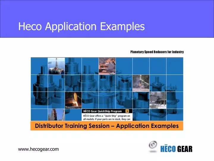 heco application examples