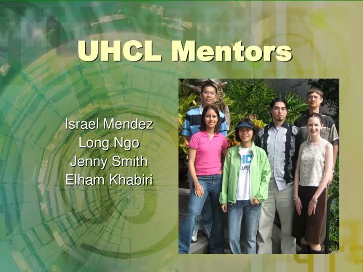 uhcl mentors